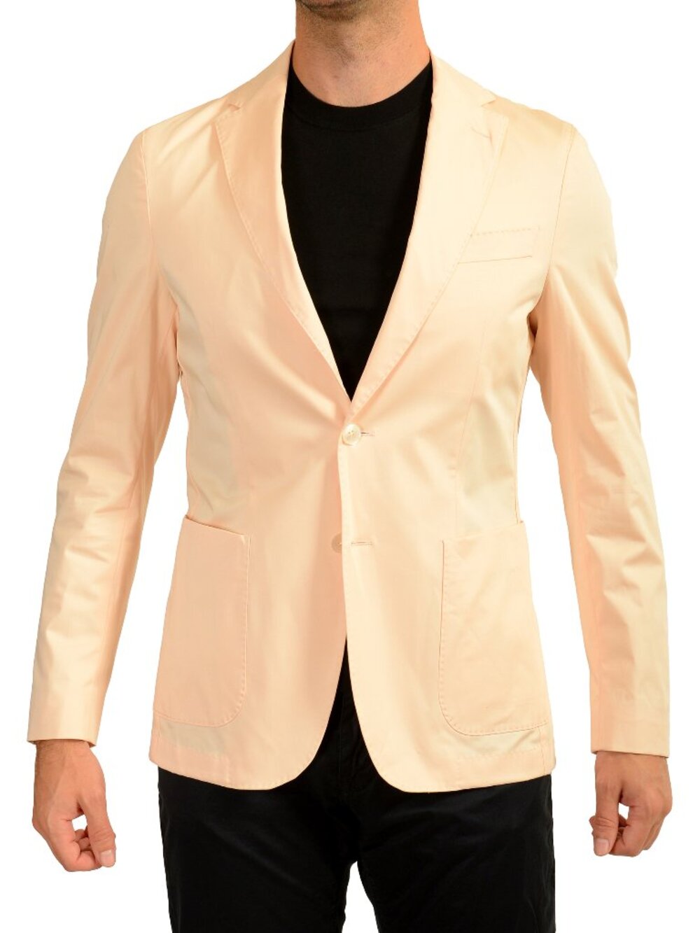 Hugo Boss Men's "C-Hanry-252" Peach Pink Sport Coat Blazer US 38R IT 48R